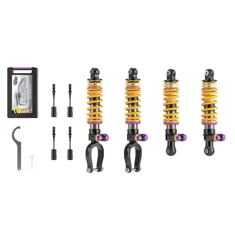 KW — KW Coilover Kit V5 2014+ Lamborghini Huracan (Incl Spyder) w/ NoseLift / w/o Elec. Dampers
Coilover Kit - view 1