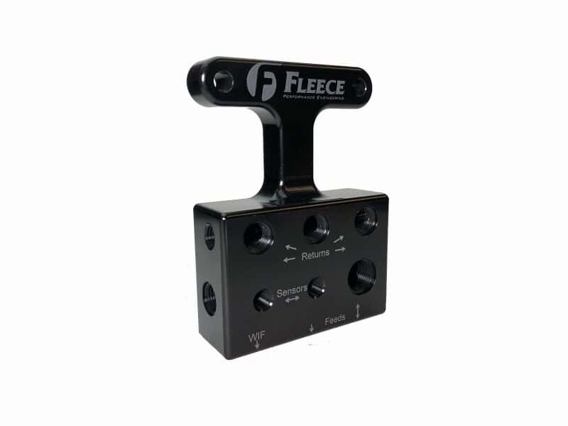Fleece Performance — Fleece Performance 03-07 Dodge 5.9L / 07.5-09 6.7L Cummins 3rd Gen Fuel Distribution Block
Fuel Ln Junc. Block - view 5
