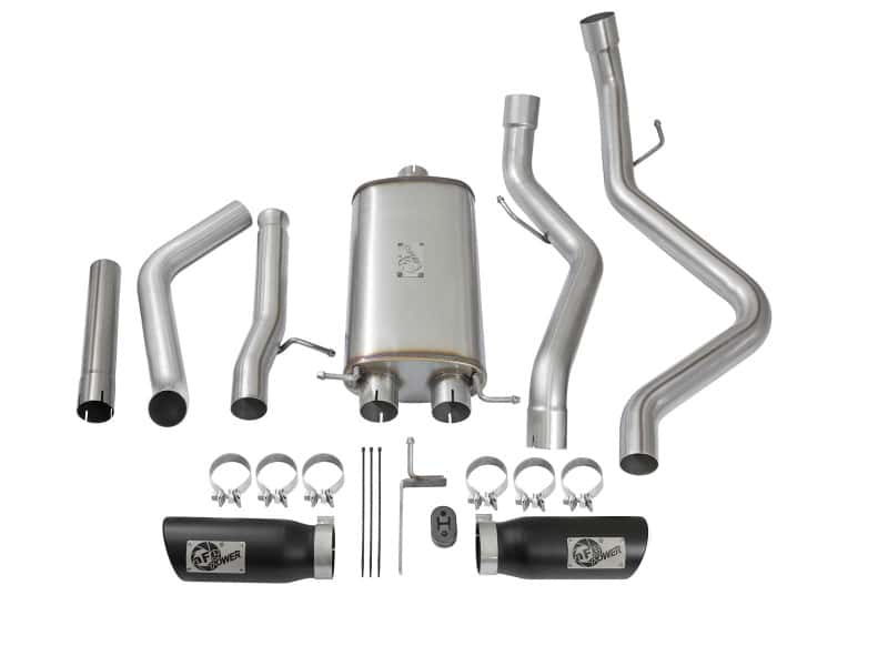 aFe — aFe MACH Force-Xp 3in CB SS Dual Exhaust w/Black Tips 09-16 GM Silverado/Sierra 4.3L/4.8L/5.3L
Cat-Back Exhaust - view 8