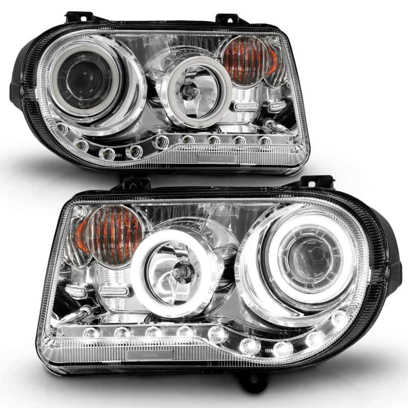 ANZO — ANZO 2005-2010 Chrysler 300C Projector Headlights w/ Halo Chrome (CCFL) G2
Head Light Set
HdLtSet - view 9