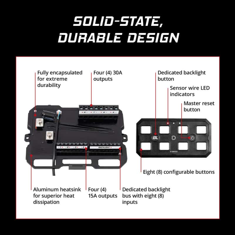Diode Dynamics — Diode Dynamics D-Switch 8 Button Controller Kit - view 9