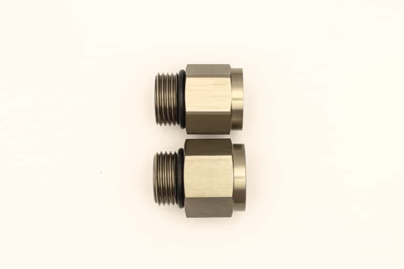 DeatschWerks — DeatschWerks DW350iL 8ORB Male to Metric Female Plumbing Kit to Replace Bosch 044 (Incl. O-Ring) - view 1