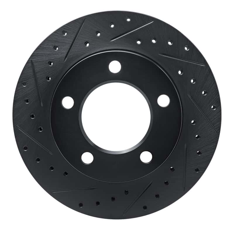 R1 Concepts — R1 74-80 International SCOUT II Front Left Drilled & Slotted Black Brake Rotor
R1 Brake Rotor Drill - view 1