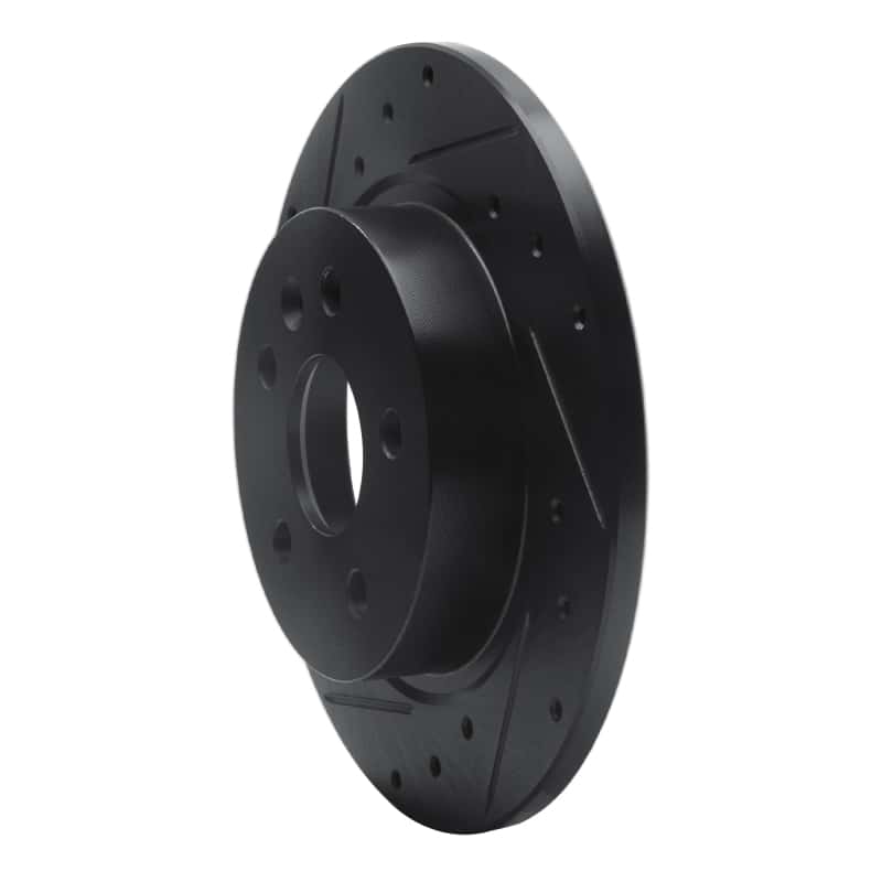 R1 Concepts — R1 11-22 Buick Encore Rear Left Drilled & Slotted Black Brake Rotor
R1 Brake Rotor Drill - view 2