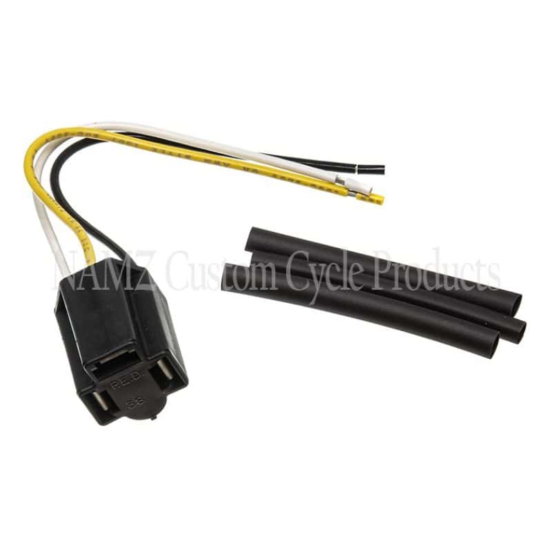 NAMZ — NAMZ Replacement Headlamp H4 Pigtail (Models w/H4 Headlight Harness) Incl. Connector/Shrink/Termnls - view 1