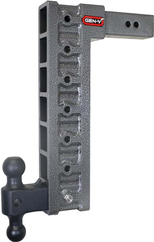 GEN-Y Hitch — Gen-Y Mega Duty 2.5in Shank 18in Drop 3K TW 21K Hitch w/GH-061 Dual-Ball/GH-0101 Stabilizer Kit
Drop Hitch - view 3
