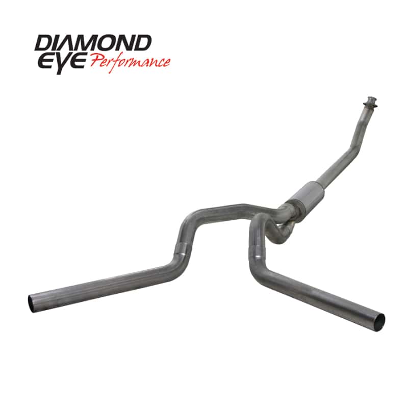 Diamond Eye Performance — Diamond Eye KIT 4in Turbo Back MFLR RPLCMENT PIPE DUAL SS: 94-02 DODGE CUMMINS 5.9L
KIT; 4in.; TB MRP DL - view 5