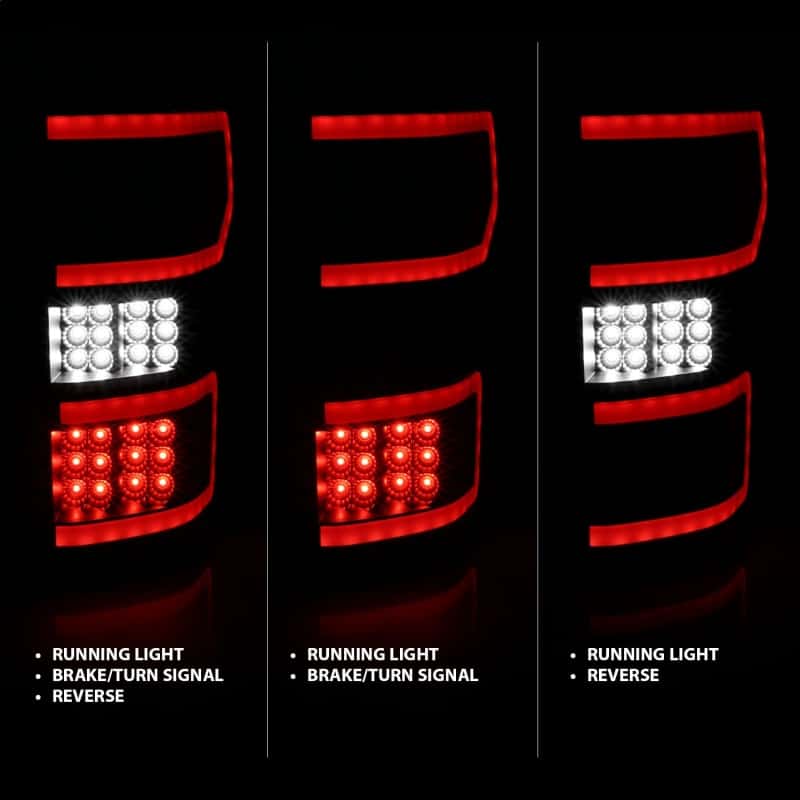 ANZO — ANZO 18-19 Ford F-150 LED Taillights Black
Tail Light Set
LED Taillights - view 3