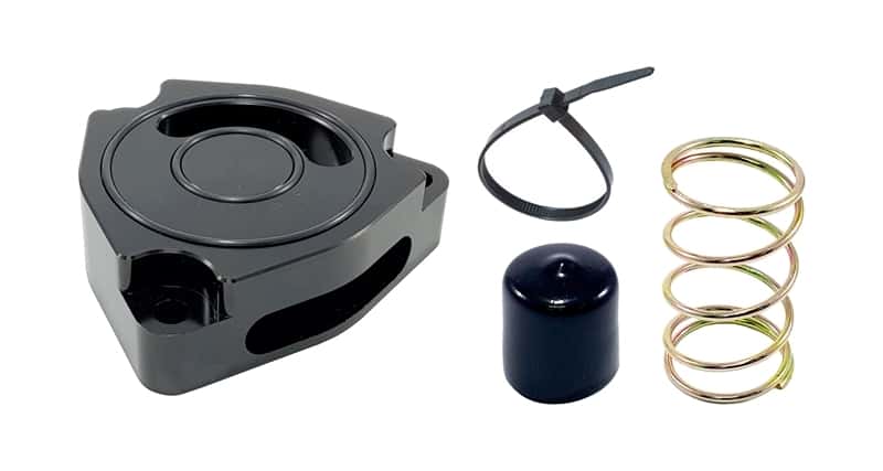 Torque Solution — Torque Solution Blow Off BOV Sound Plate (Black) 14+ Kia Forte Koup Turbo - view 1