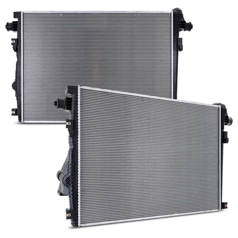 Mishimoto — Mishimoto 11-16 Ford F250 6.7L Powerstroke Primary Plastic Radiator
Radiator - view 1