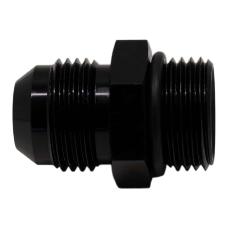 DeatschWerks — DeatschWerks 10AN ORB Male to 10 AN Male Flare Adapter (Incl O-Ring) - Anodized Matte Black
Lines & Fittings - view 1