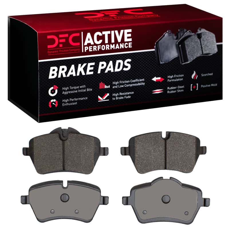 DFC — DFC 02-16 Mini Cooper Paceman Front Active Performance Pads - Low Metallic
DFC Brake Pad Set - view 4