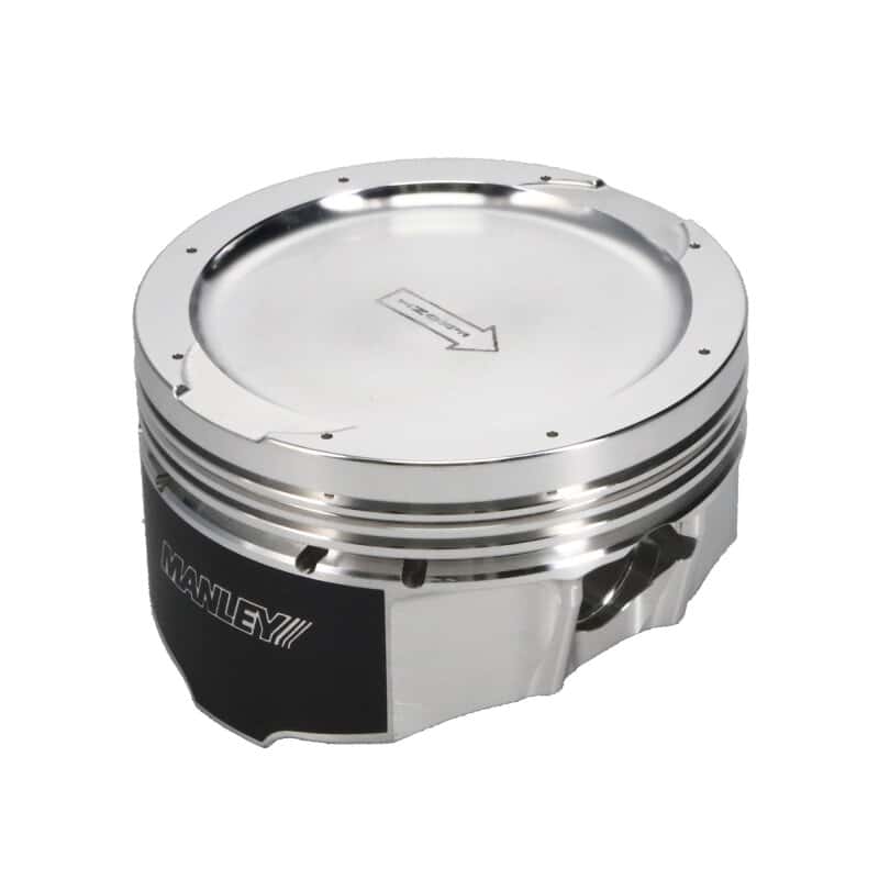 Manley Performance — Manley Ford 4.6L 3.582in Bore 3.750in Stroke -14cc Dome Platinum Series Piston Set
Piston Set - view 2
