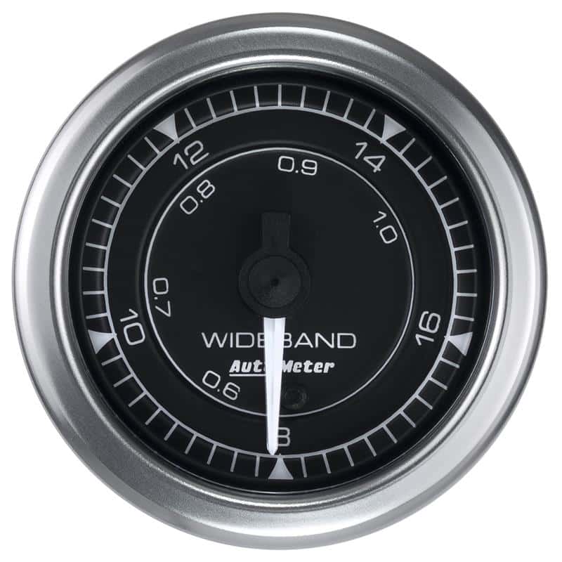 AutoMeter — Autometer Chrono 2-1/16in 8:1-18:1 Air/Fuel Ratio Analog Wideband Gauge
GA 2" AFR WDBND S CH - view 2