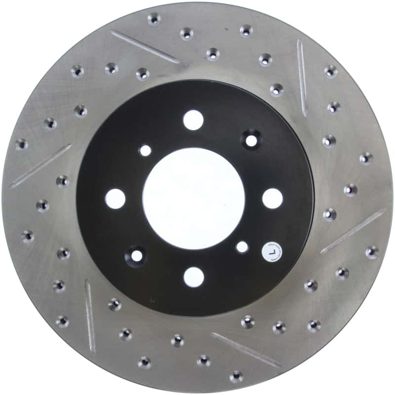 Stoptech — StopTech 90-01 Acura Integra (exc. Type R) / 01-05 Honda Civic / 07+ Honda Fit / 93-97 Del Sol VTEC
Slot/Drill Rotor - view 8