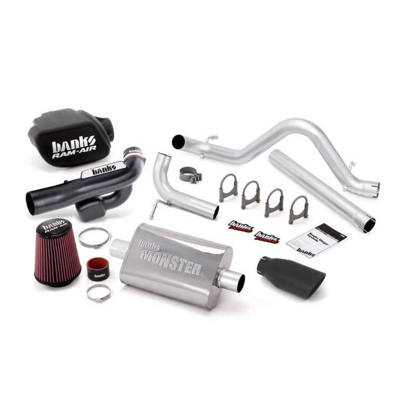 Banks Power — Banks Power 12-15 Jeep 3.6L Wrangler (All) 4dr Stinger Sys (no AutoMind) - SS Single Exh w/ Blk Tip
Power/Efficiency Sys
Stinger Bundle - view 2