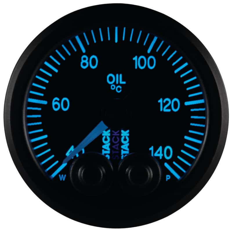 AutoMeter — Autometer Stack 52mm 40-140 Deg C 1/8in NPTF Male Pro-Control Oil Temp Gauge - Black
Ga OilT PC Blk 140C - view 6