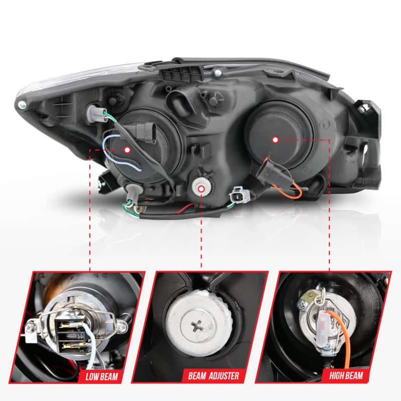 ANZO — ANZO 2005-2010 Scion Tc Projector Headlights w/ Halo Chrome (CCFL)
Head Light Set
HdLtSet - view 11