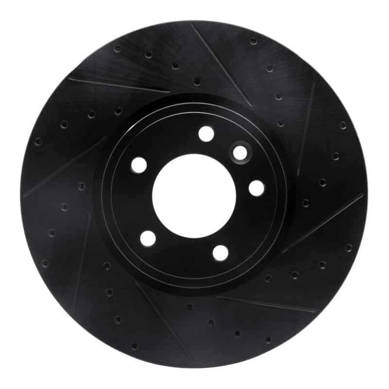 R1 Concepts — R1 18-20 Land Rover Range Rover Sport Front Right Drilled & Slotted Black Brake Rotor
R1 Brake Rotor Drill - view 1