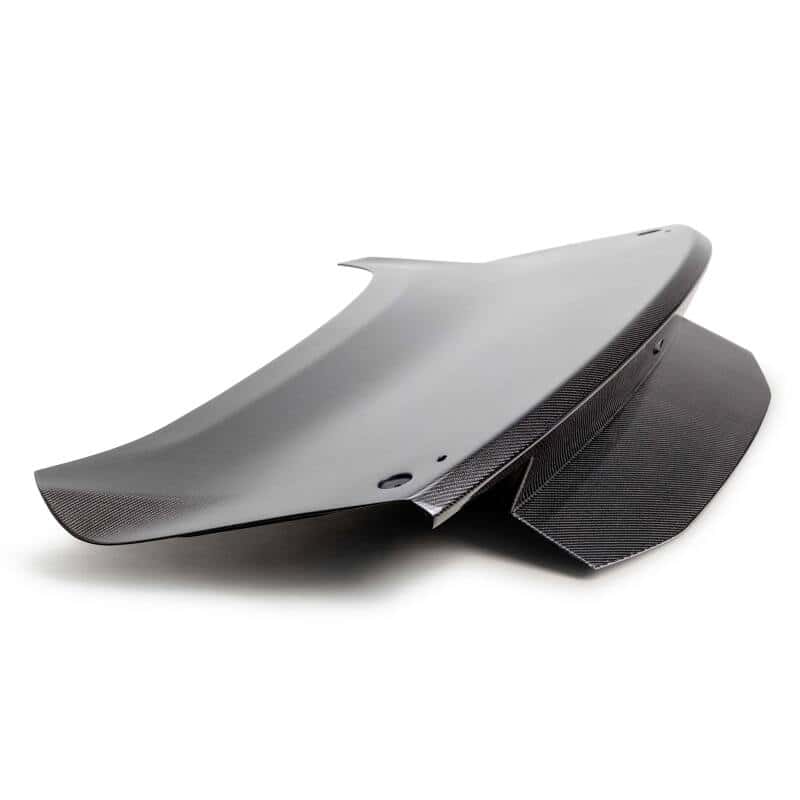 Anderson Composites — Anderson Composites 2024 Ford Mustang Type-AC Double Sided Carbon Fiber 1-Piece Decklid - view 3