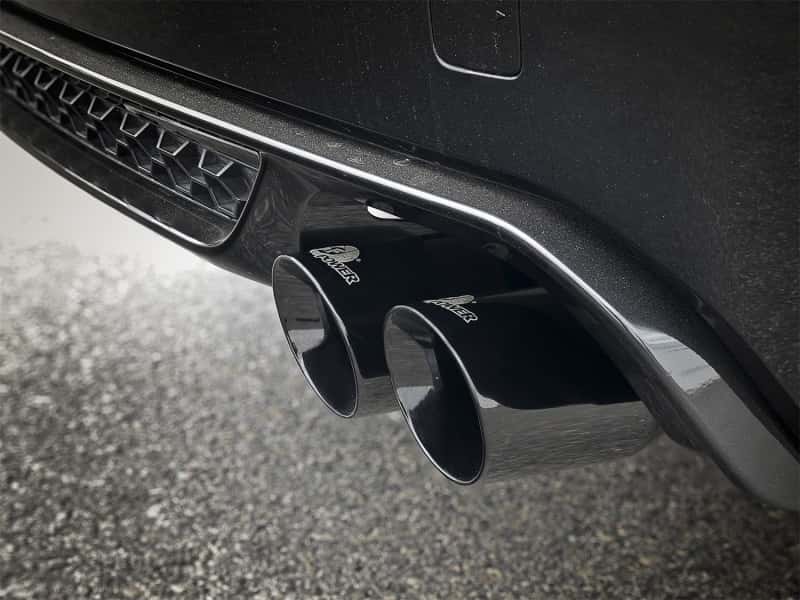 aFe — aFe MACH Force-Xp 3.5in. 304 SS C/B Exhaust w/o Muffler 15-18 BMW X5 M V8-4.4L (tt) - Black Tip
Cat-Back Exhaust - view 5