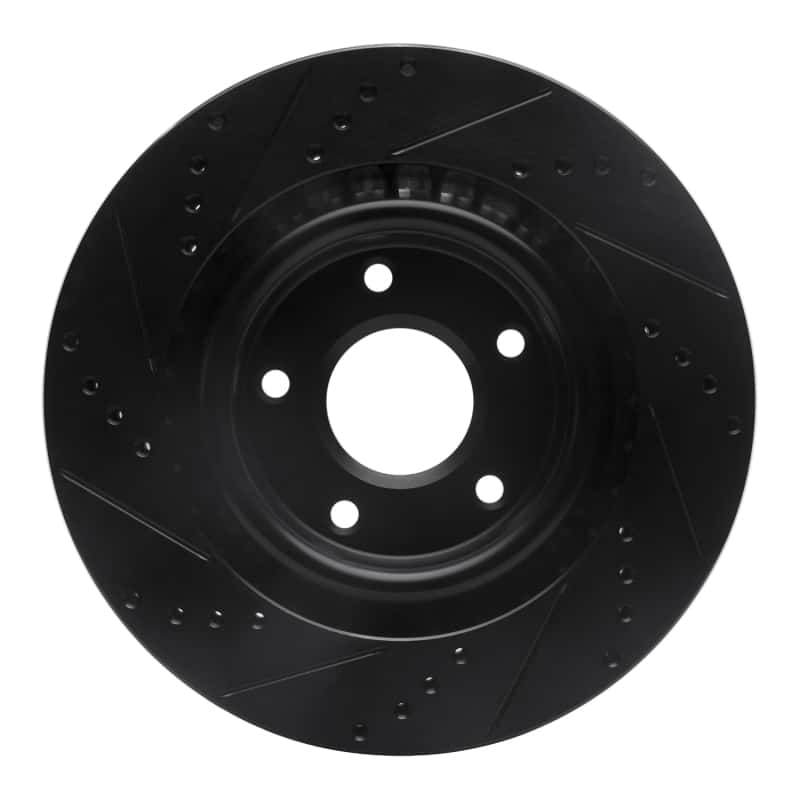 R1 Concepts — R1 05-13 Cadillac XLR Front Right Drilled & Slotted Black Brake Rotor
R1 Brake Rotor Drill - view 5