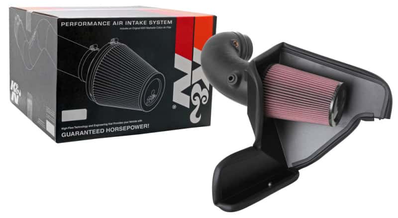 K&N Engineering — K&N 20-21 Ford Mustang GT500 5.2L V8 AirCharger Performance Intake
Air Intake System - view 4