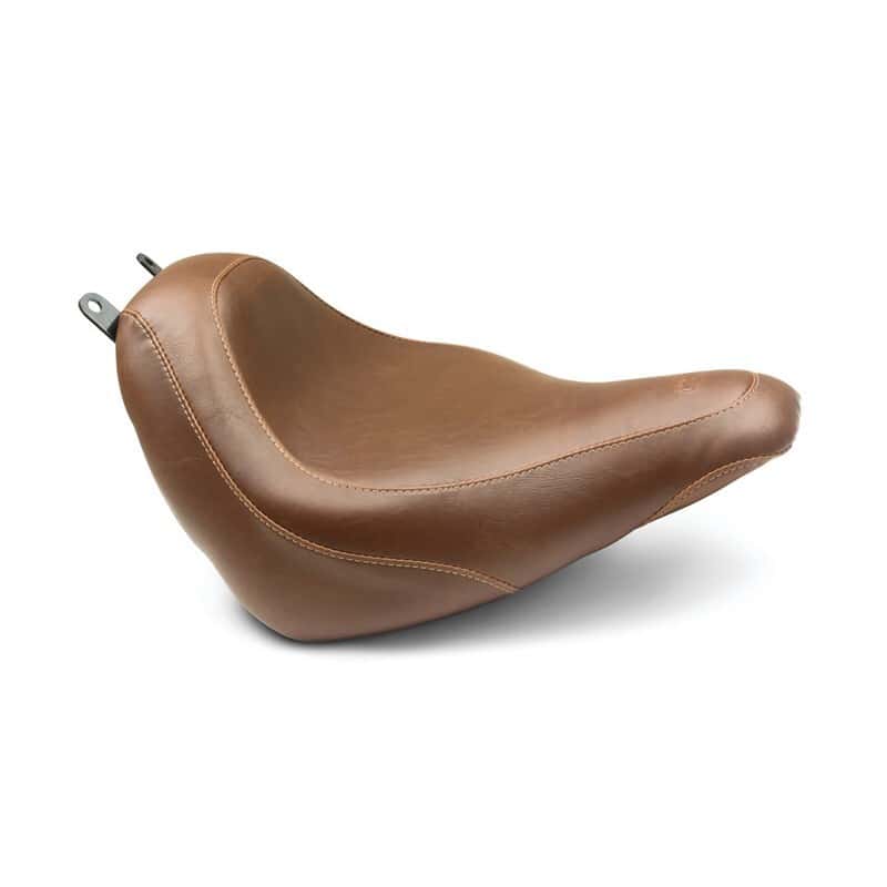 Mustang Motorcycle — Mustang 18-21 Harley Heritage Classic, Deluxe Wide Tripper Solo Seat - Brown - view 1