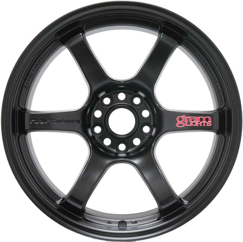 Gram Lights — Gram Lights 57DR 17x9.0 +38 5x100 Semi Gloss Black Wheel - view 1