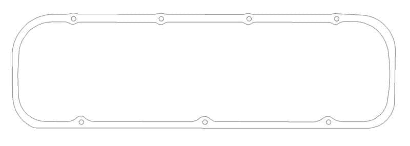 Cometic Gasket — Cometic Chevrolet Mark-IV Big Block V8 .188in Fiber Valve Cover Gasket - Fits Brodix Big Brodie Head
Valve Cover Gasket - view 1