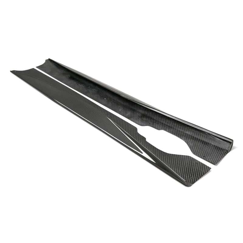 Anderson Composites — Anderson Composites 20-21 Chevrolet Corvette C8 Stingray Type-MB Carbon Fiber Rocker Panel Extension
Carbon rocker panels - view 1