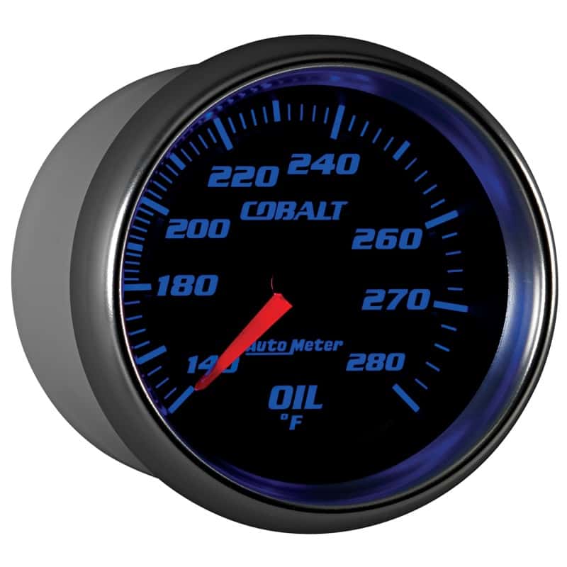 AutoMeter — Autometer Cobalt 66.7mm 140-280 Degree F Mechanical Oil Temperature Gauge
GA 2.6" OT 280F M CB - view 12
