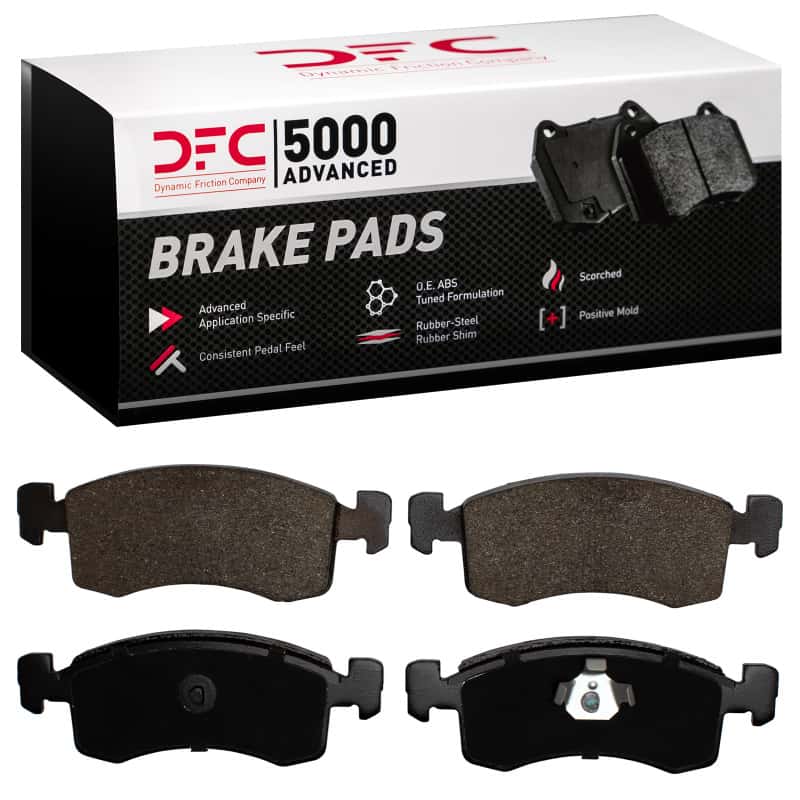 DFC — DFC 83-91 Chrysler Executive Sedan Front 5000 Advanced Semi Metallic Brake Pads
DFC Brake Pad Set - view 1