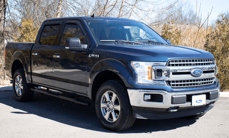 Fishbone Offroad — Fishbone Offroad 2015+ Ford F150 Super Crew Cab Oval Side Steps - Black Textured - view 5