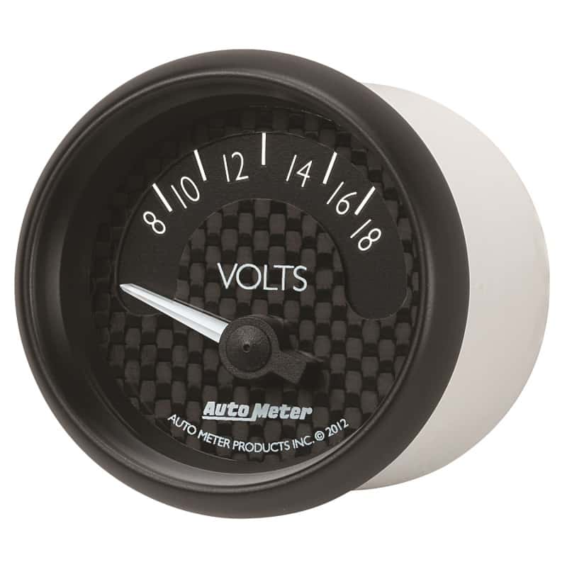 AutoMeter — Autometer GT Series 52mm Short Sweep Electronic 8-18 Volts Voltmeter
2-1/16" VOLTMETER, 8 - view 7