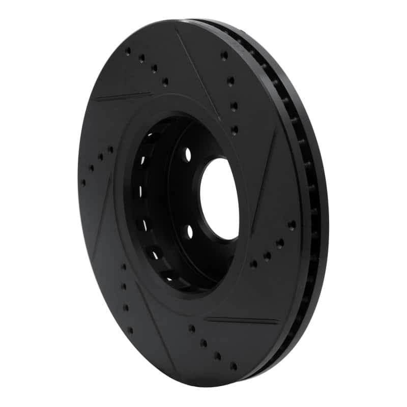 R1 Concepts — R1 16-25 Mazda CX-5 Front Left Drilled & Slotted Black Brake Rotor
R1 Brake Rotor Drill - view 4