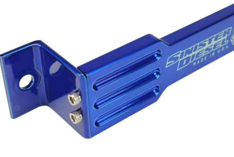 Sinister Diesel — Sinister Diesel 2011+ Ford Powerstroke 6.7L Battery Hold Down
Battery Hold Down - view 3