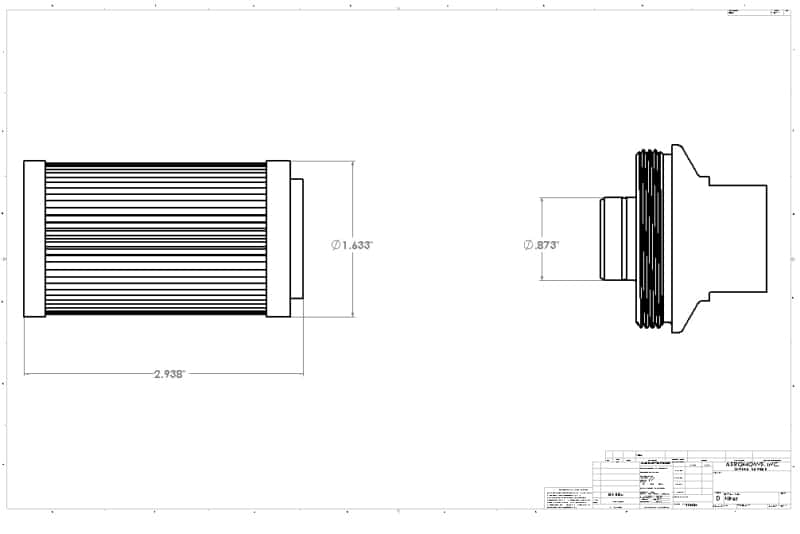Aeromotive — Aeromotive In-Line Filter - AN-10 - Black - 100 Micron
Fuel Filter - view 18