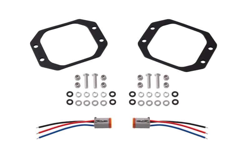 Diode Dynamics — Diode Dynamics SS3 Backlit Flush Mounting Kit (Pair) - view 1