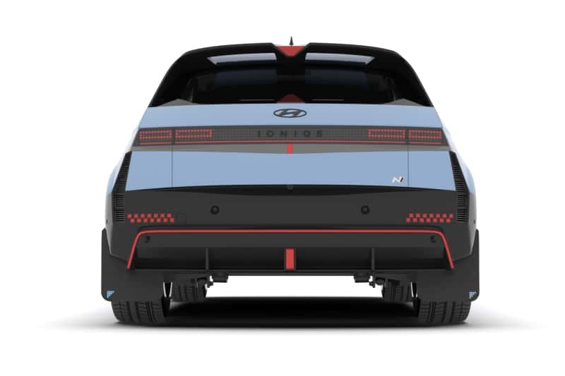 Rally Armor — Rally Armor 25-26 Hyundai Ioniq 5 N Black UR Mud Flap Light Blue Battery Logo
Mud Flap - view 2