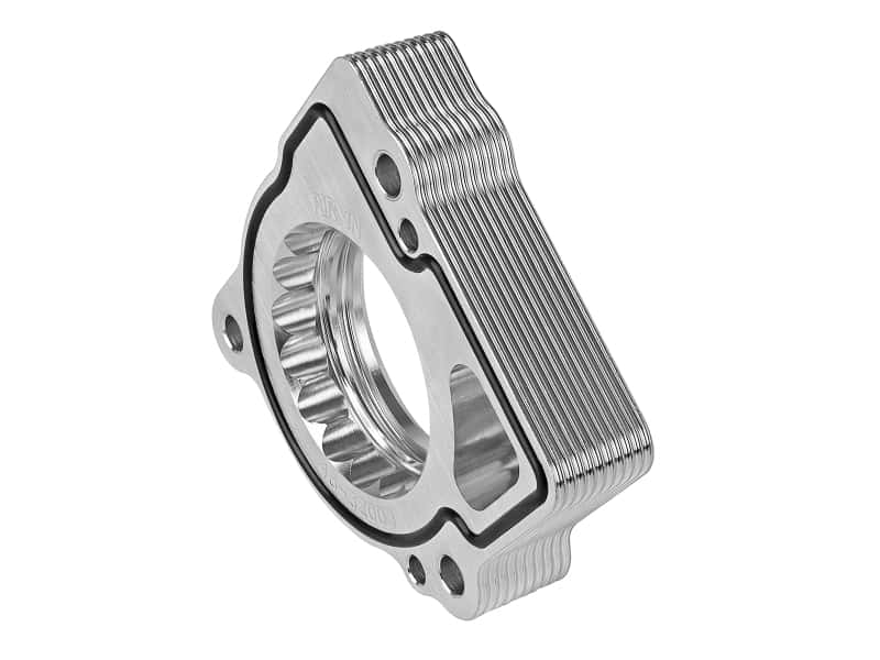 aFe — aFe Silver Bullet Throttle Body Spacers TBS Dodge Dakota/Durango 00-09 V8-4.7/5.7L HEMI
Throttle Body Spacer
TBdySpacer - view 4