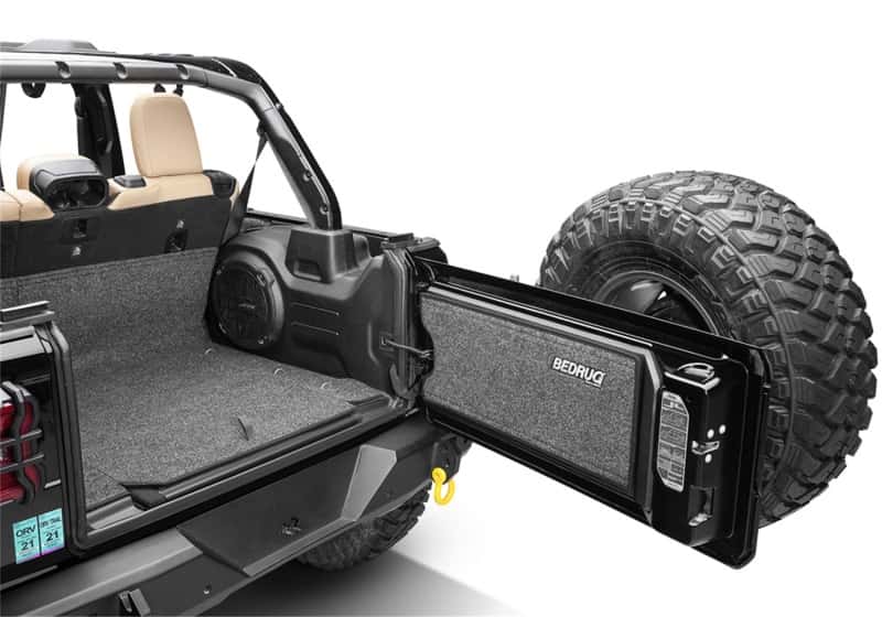 BedRug — BedRug 18-23 Jeep Wrangler JL 2 Door 4pc Rear Cargo Kit - view 3