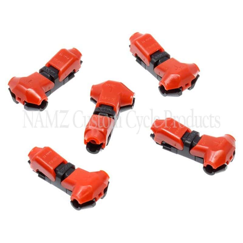 NAMZ — NAMZ Lightning Splice Kit T-Connection 18-22g 1-Wire to 1-Wire (5 Pack) - view 2