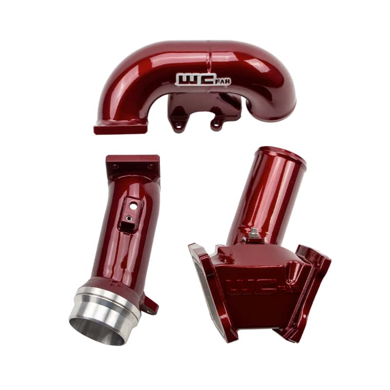 Wehrli — Wehrli 06-07 Chevrolet Duramax LBZ 3in. Y-Bridge Kit - WCFab Red
Y-Bridge Kit LBZ RED - view 3