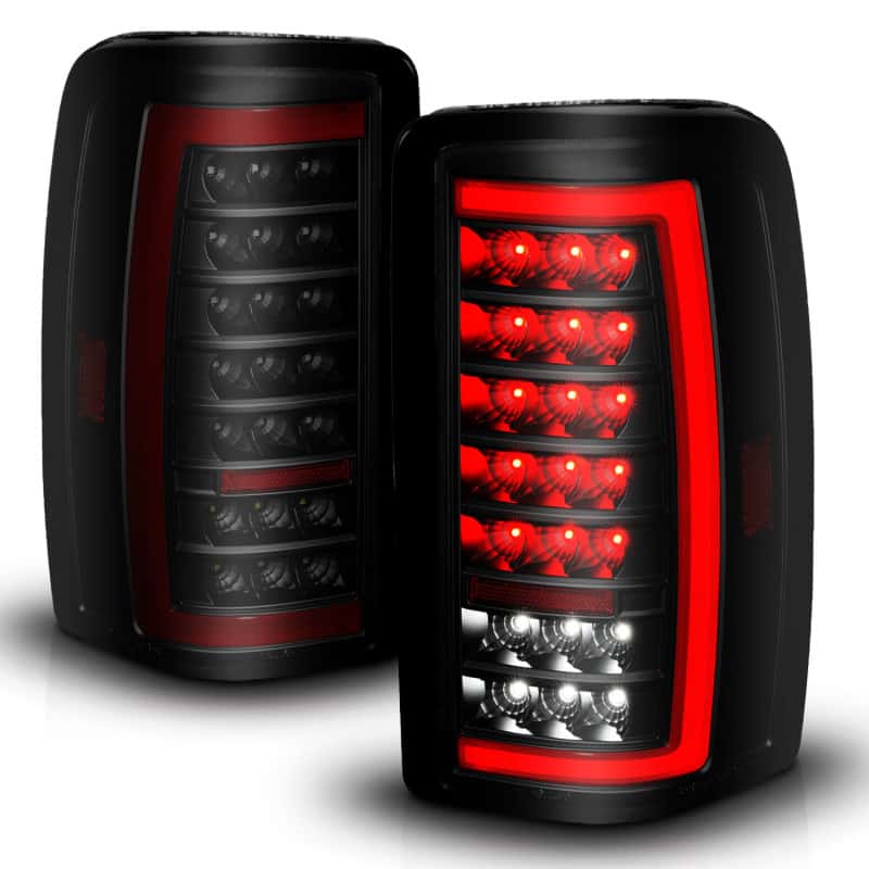 ANZO — ANZO 00-06 Chevrolet Tahoe / GMC Yukon Full LED Taillights w/ Lightbar Black Housing/Smoke Lens
Tail Light Set - view 8