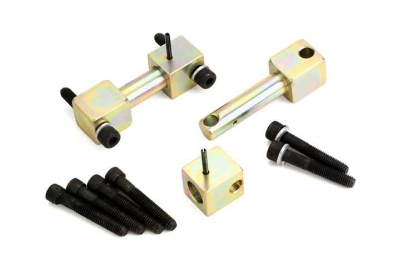 JKS Manufacturing — JKS Manufacturing Jeep Wrangler TJ/LJ Upper Shock Bar Pin Eliminator - Rear - view 2