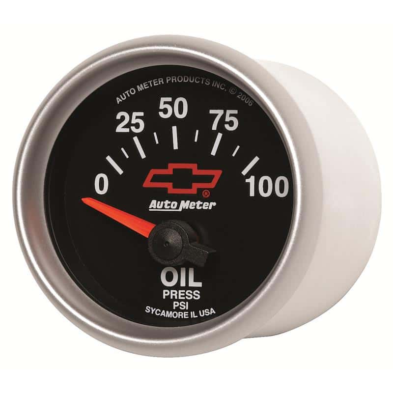 AutoMeter — Autometer Oil Pressure 2-1/16, 0-100 PSI - Red Bowtie
2-1/16" OIL PRESS, 0 - view 2