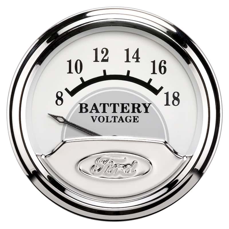 AutoMeter — Autometer Ford Masterpiece 2 1/16in Electronic 18V Voltmeter Gauge
GA 2" VOLT 18V E FM - view 2