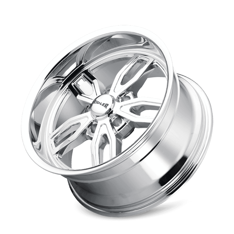 Ridler Wheels — Ridler 608 20x8.5 / 5x127 BP / 0mm Offset / 78.3mm Hub Chrome Wheel
RIDLER 608 - view 3