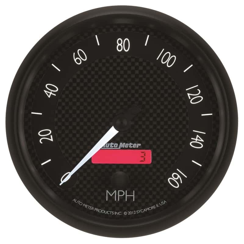 AutoMeter — Autometer GT Series 5in In Dash 0-160 MPH Electronic Programmable Speedometer
5" SPEEDO, 160 MPH, - view 10